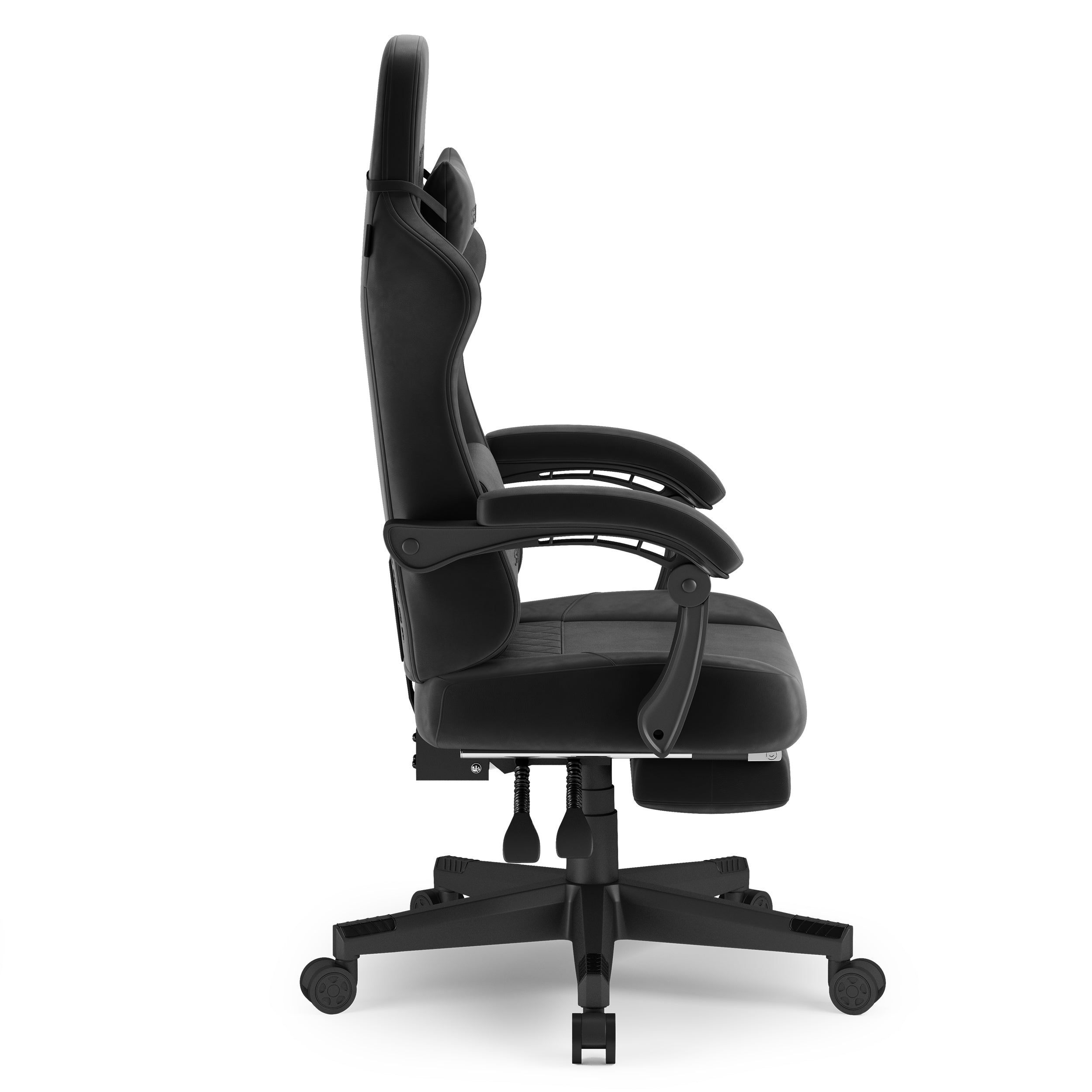 Gaming Chair Office Material Computer Chair + Footrest Sense7 Model Devon
