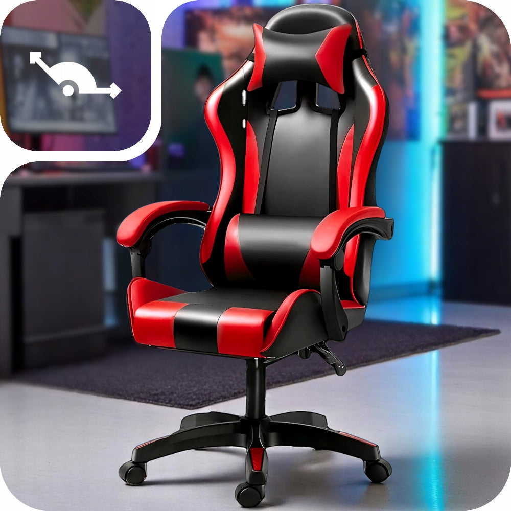 Gaming Chair Office Rotating Bucket Desk Chair STRONG up to 150 kg! Furniture depth 60 cm