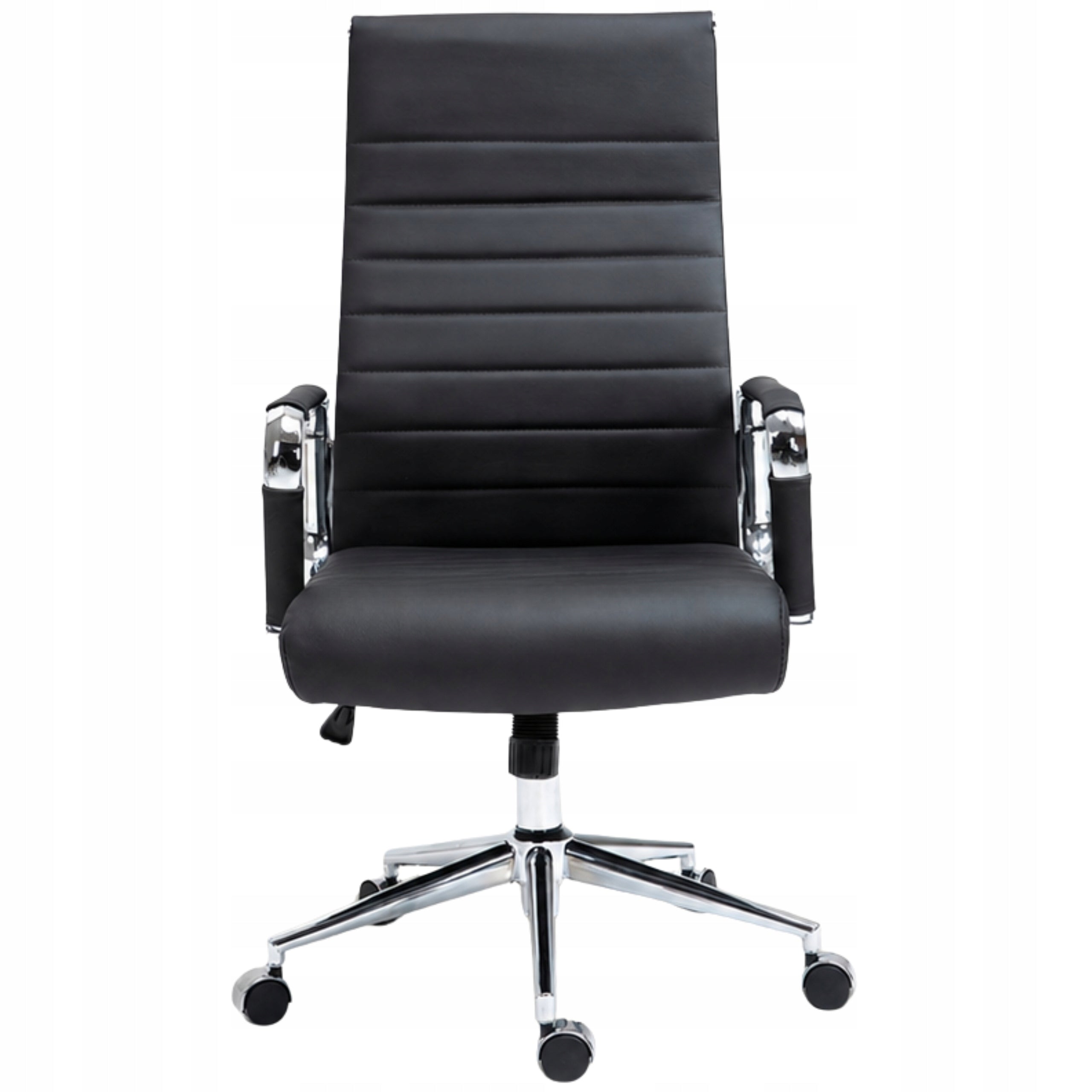 Gaming Chair Office Swivel Black Genuine Leather Ergonomic Packaging status original