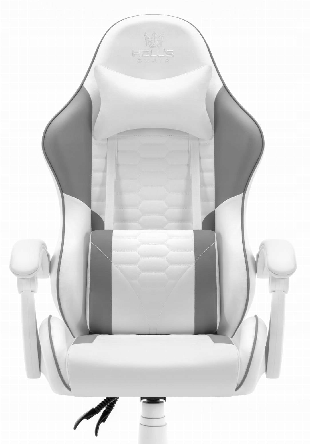 Gaming Chair Office Swivel Hell's Chair HC-1000 White-Grey
