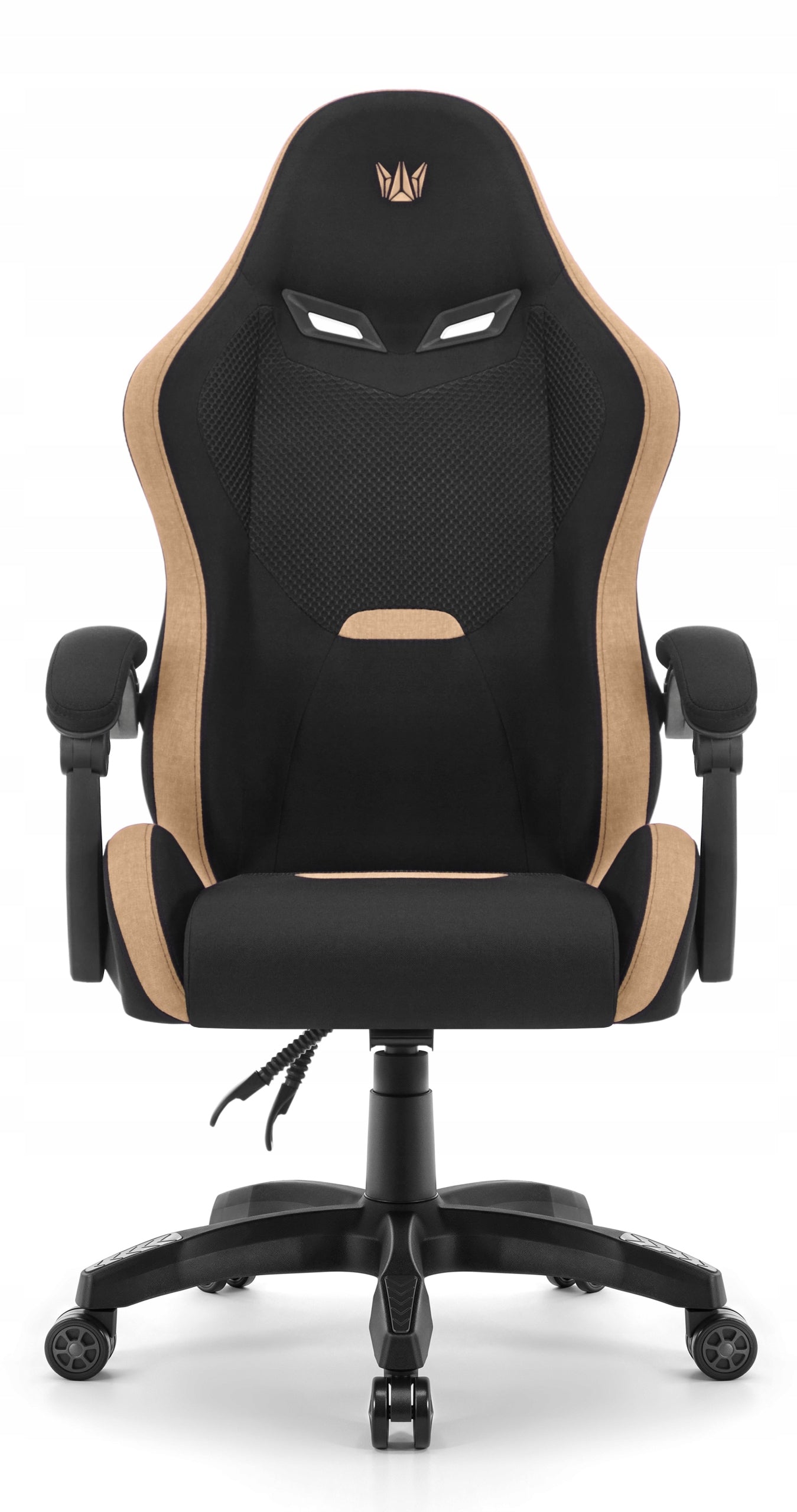 Gaming Chair Office Swivel Hell's Chair HC-1012 Black Beige Fabric Manufacturer code 5907196011078