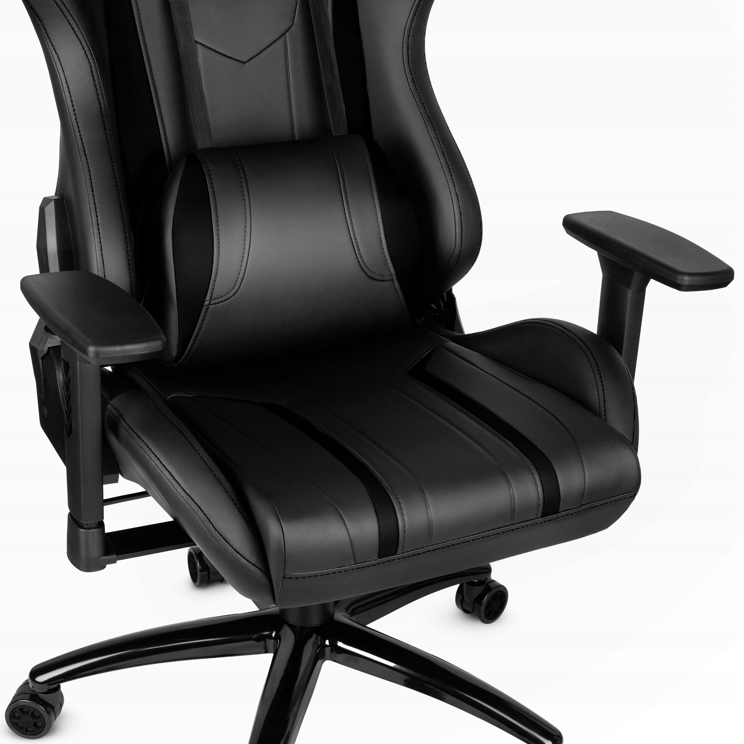 Gaming Chair Office Swivel Hell's Chair HC- 1013 Black Suede Furniture height 137 cm