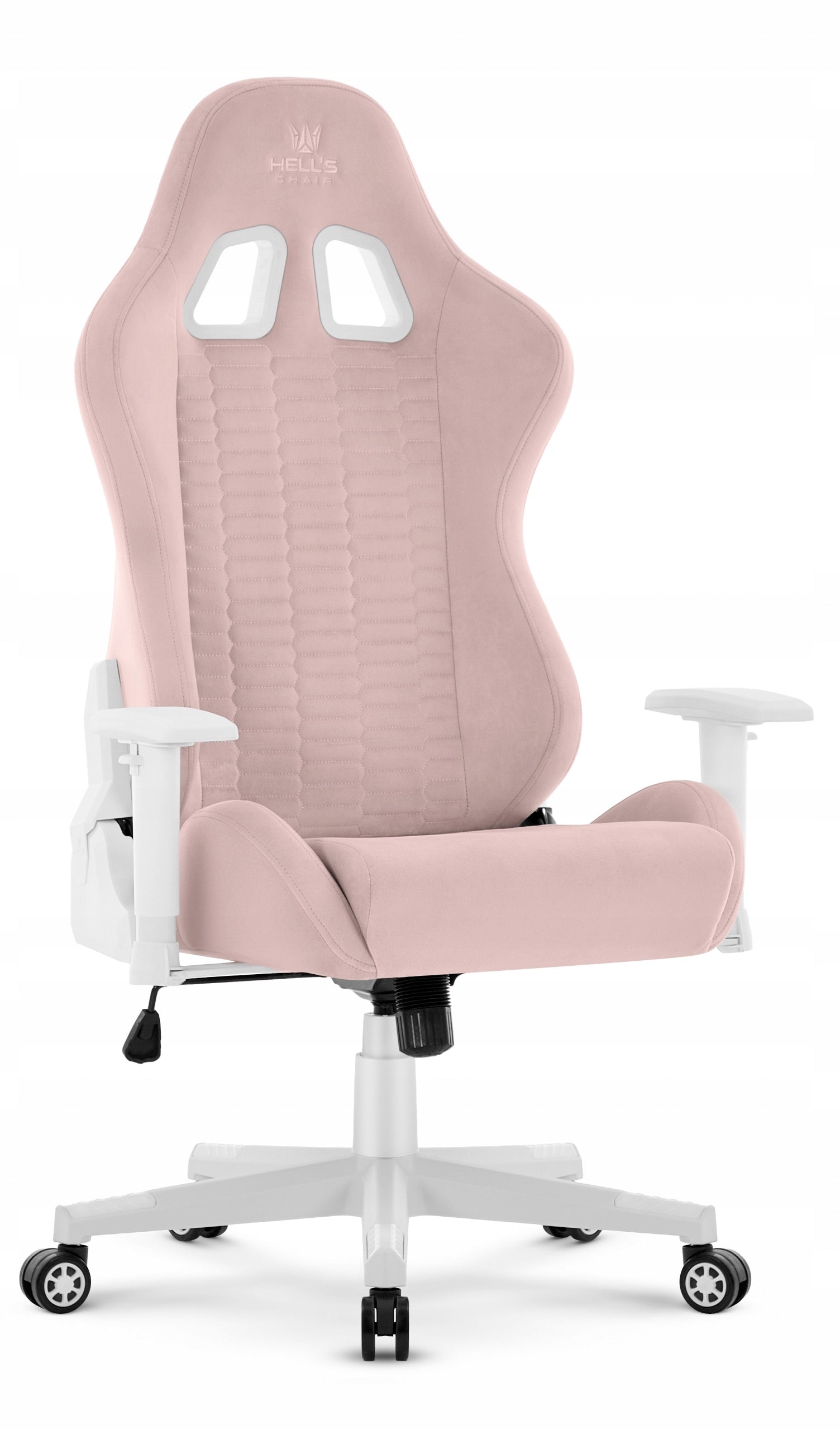 Gaming Chair Office Swivel Hell's Chair HC- 2000 Pink Fabric Furniture height 137 cm