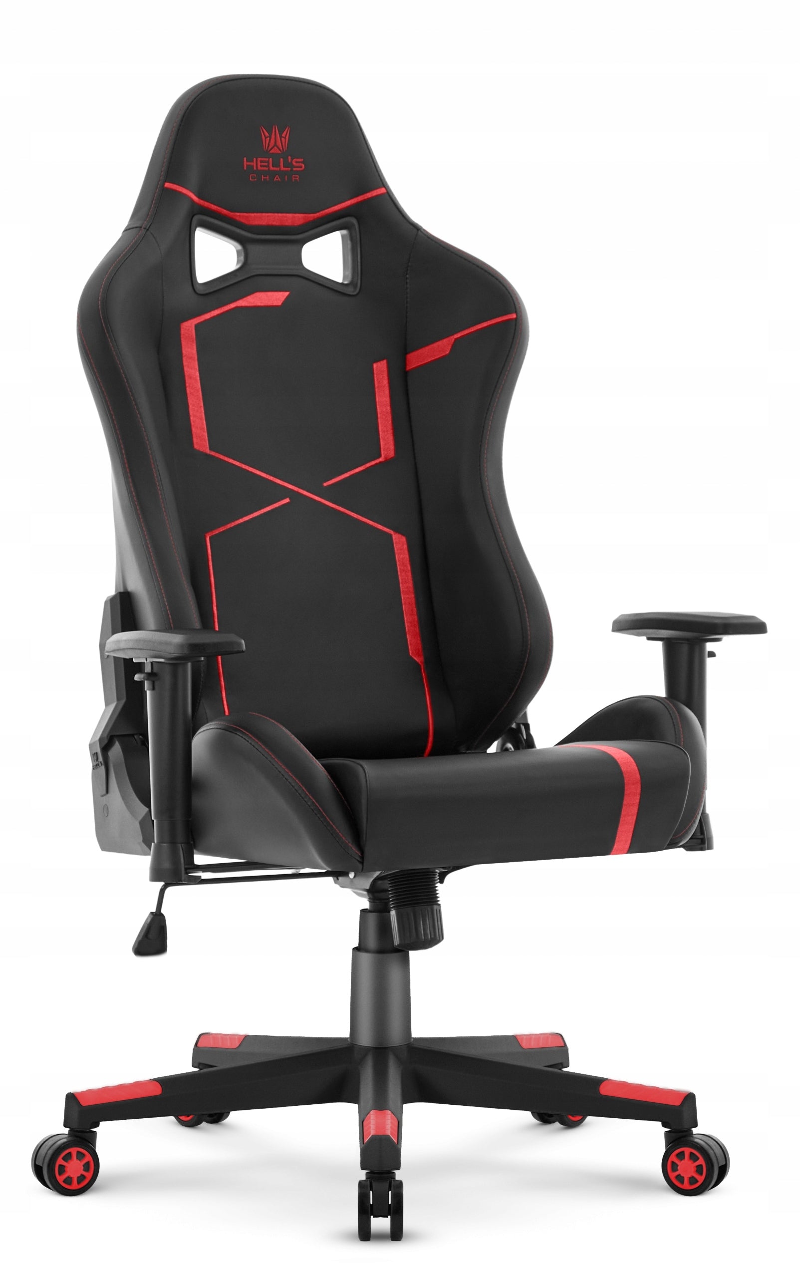 Gaming Chair Office Swivel Hell's Chair HC- 2001 Black- Red Furniture height 137 cm