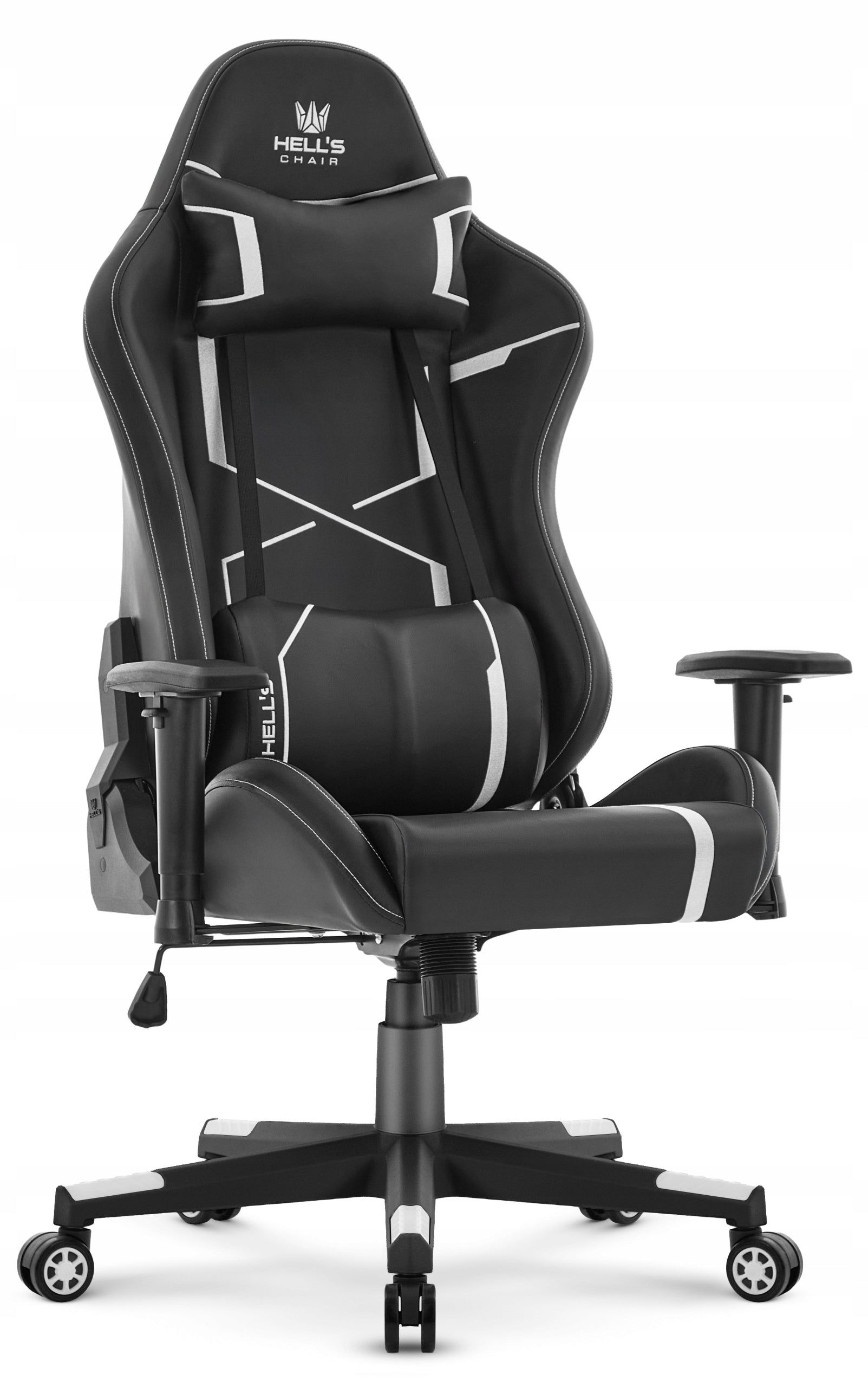 Gaming Chair Office Swivel Hell's Chair HC- 2001 Black-White Brand HELL'S CHAIR