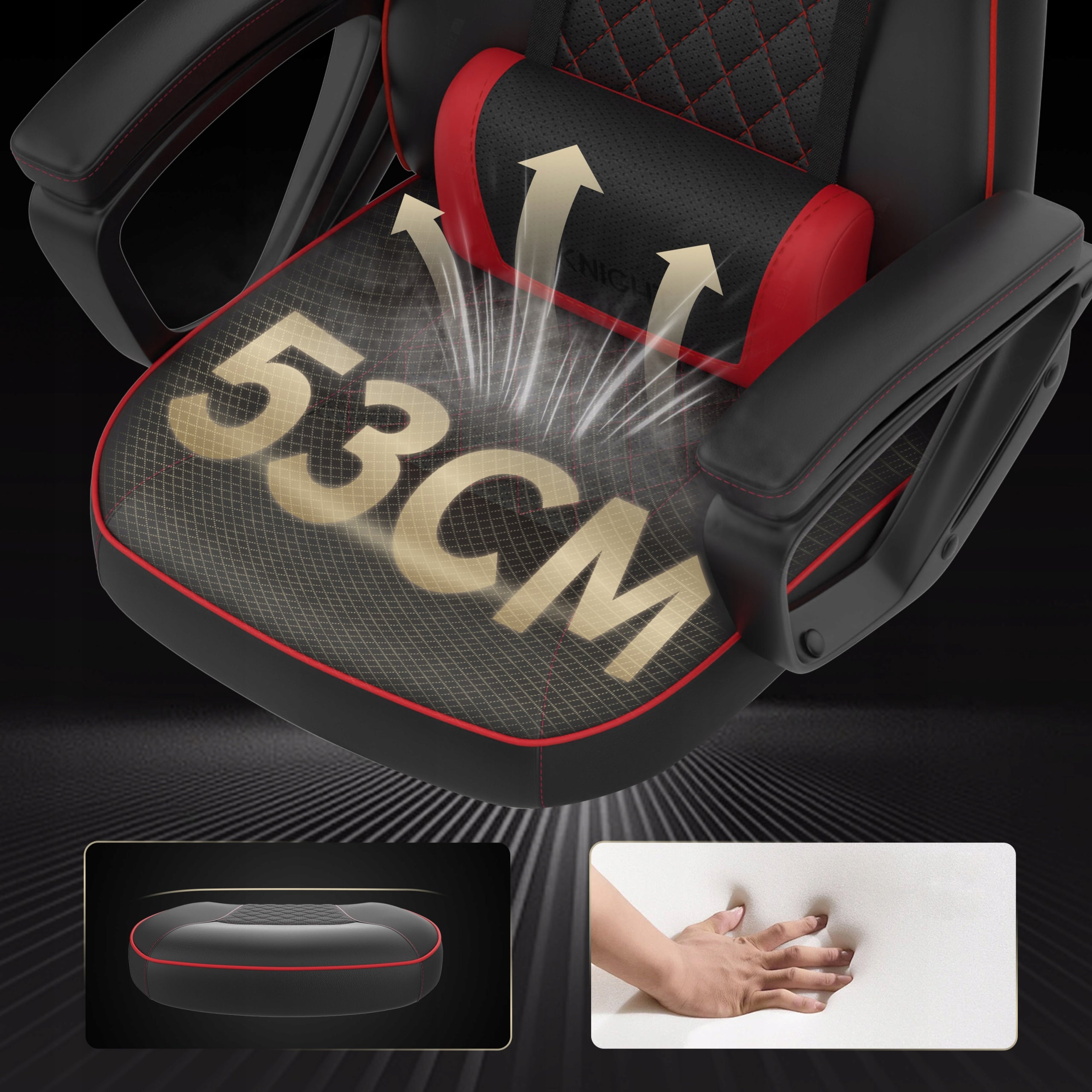 Gaming Chair Office Swivel Office Chair - Knight Sense7 Brand Sense7