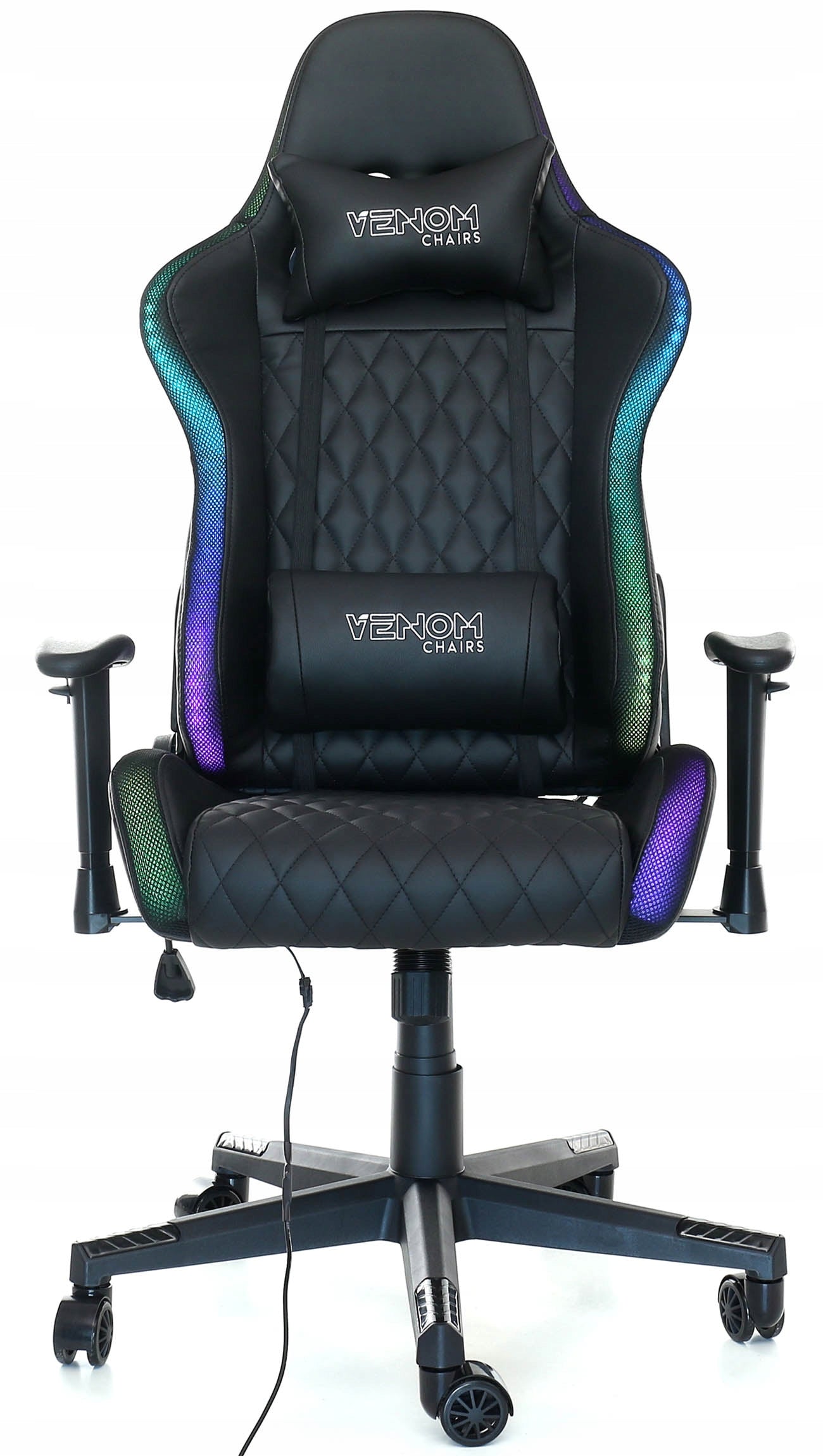 Gaming Chair Player Rotary VENOM CHAIRS RGB Remote Control LED Brand no brand