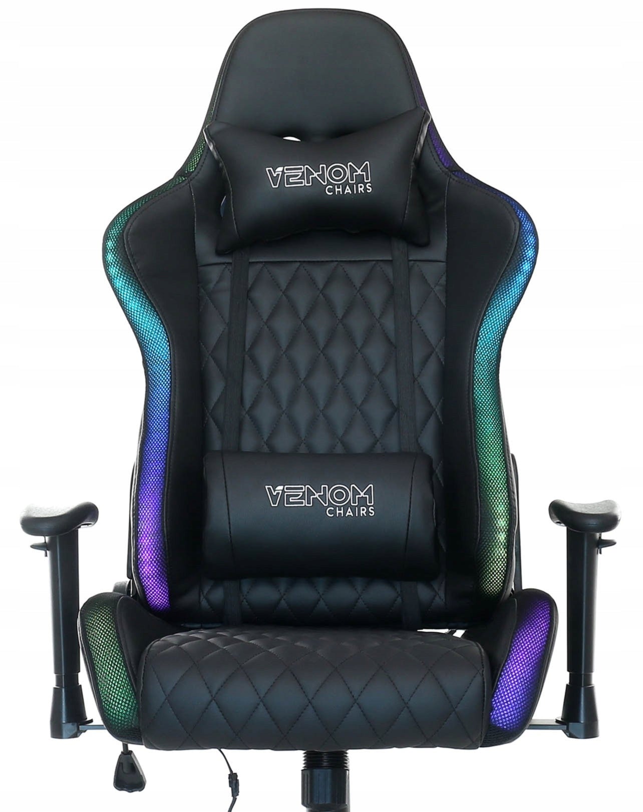 Gaming Chair Player Rotary VENOM CHAIRS RGB Remote Control LED