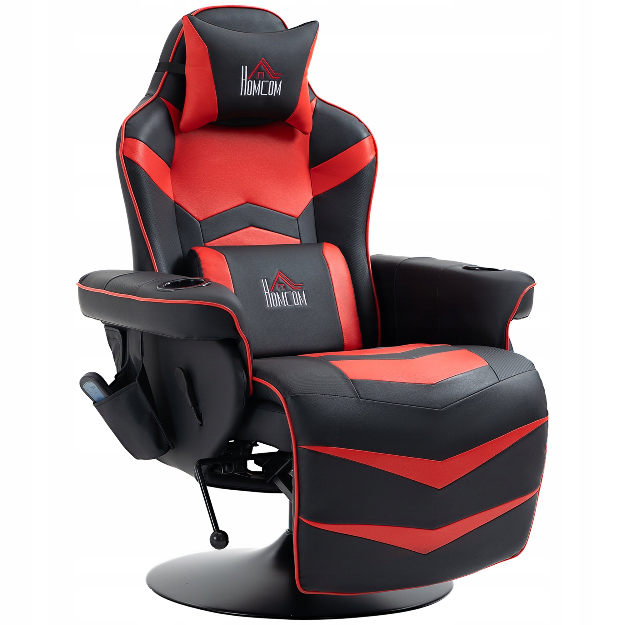 Gaming Chair Relaxing Ergonomic with Massage and Cup Holder