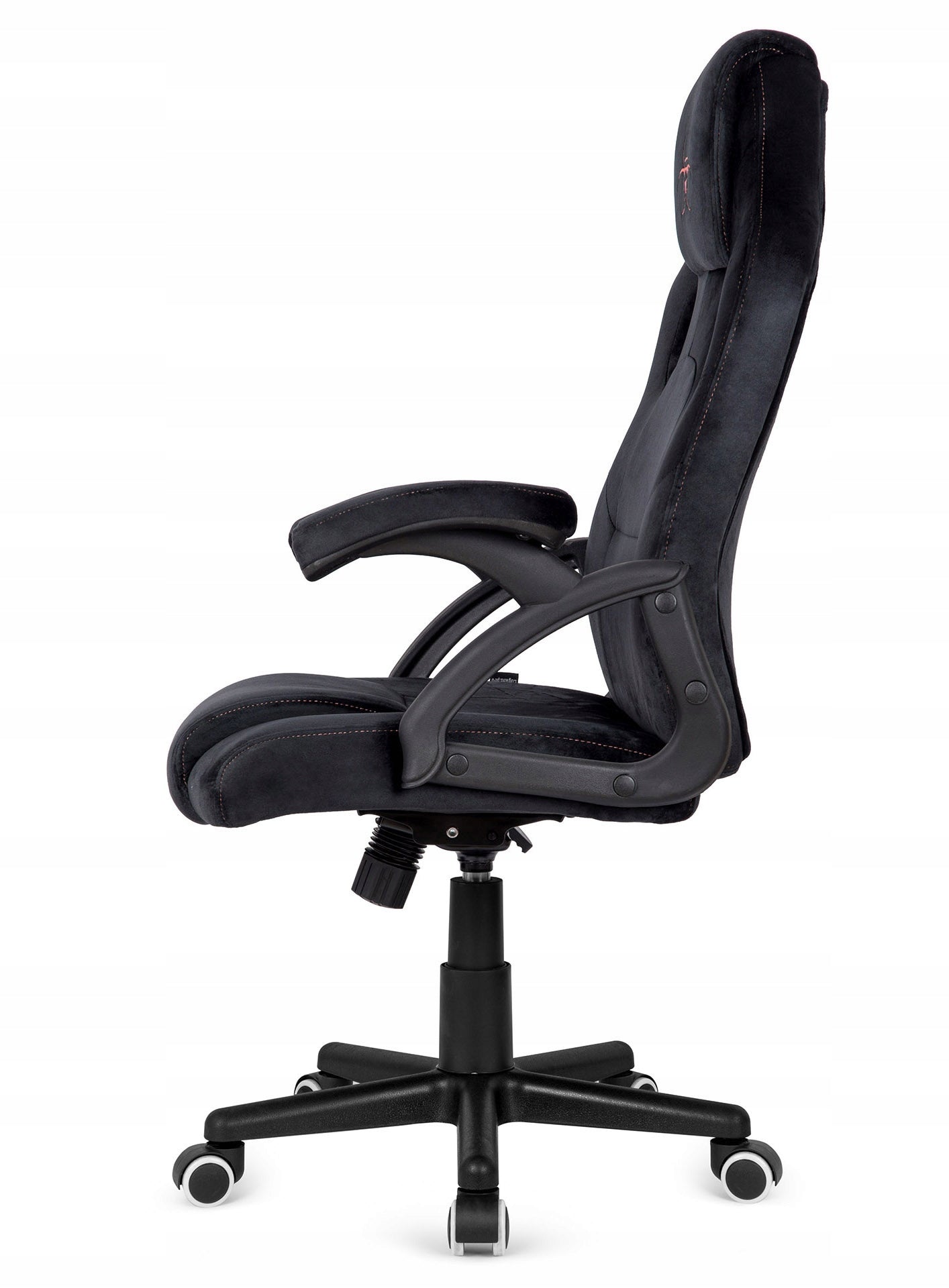 Gaming Chair Rotating Gamer Velour Black Student Desk Chair Furniture height 116 cm