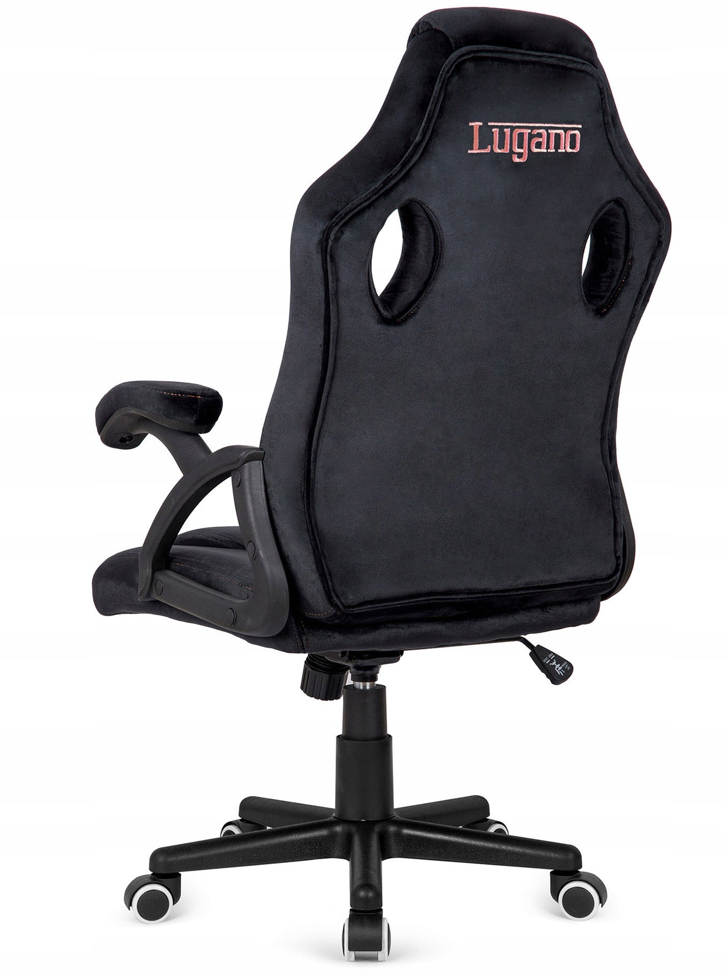 Gaming Chair Rotating Gamer Velour Black Student Desk Chair Model CARRERA