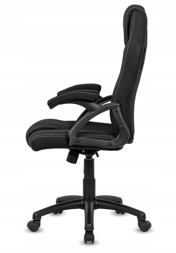 Gaming Chair Rotating Player Fabric Black Student Desk Chair Brand Lugano