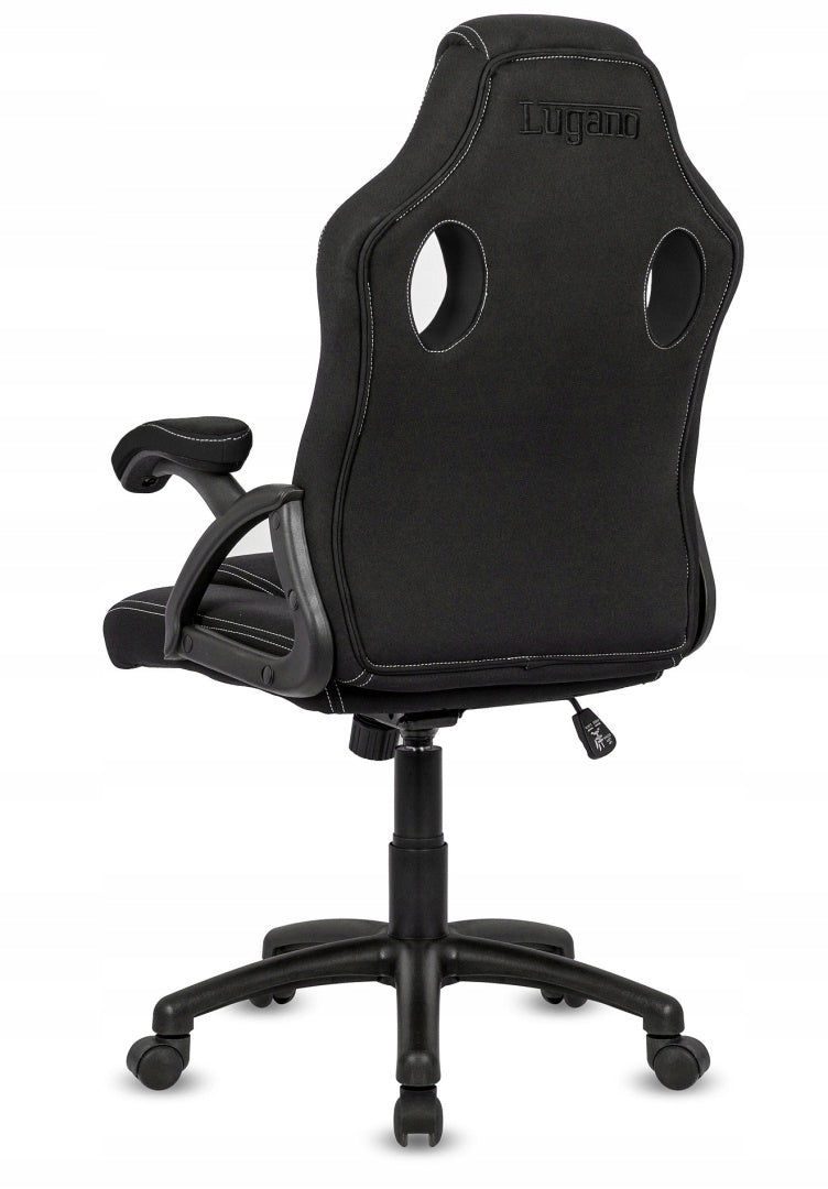 Gaming Chair Rotating Player Fabric Black Student Desk Chair Manufacturer code CAR1-CARRERA-M-FABRIC-BLACK