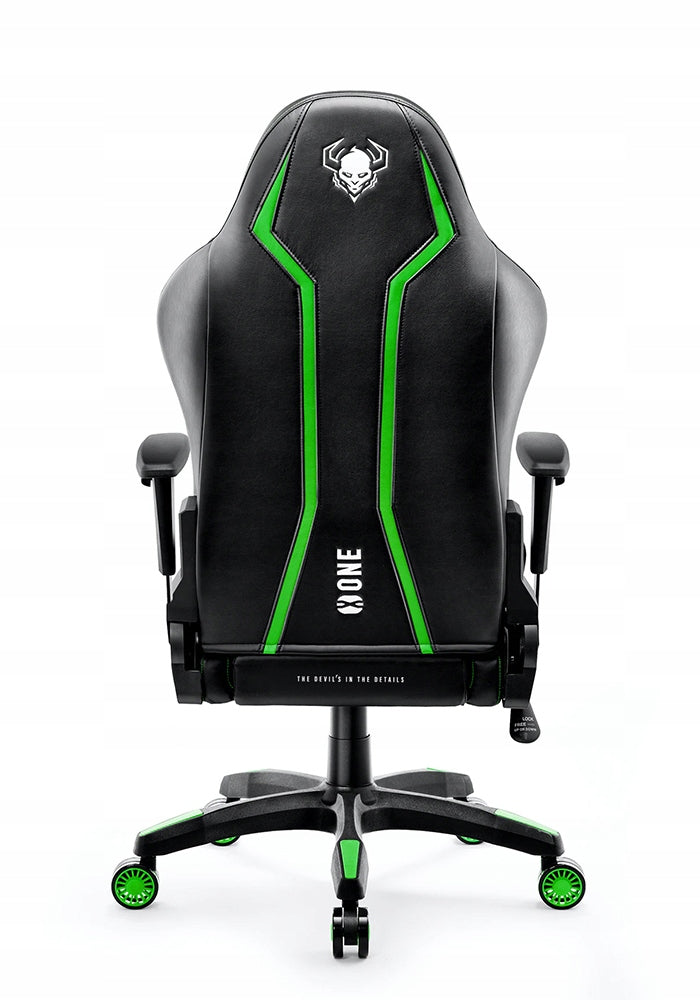 Gaming Chair Swivel DIABLO X-ONE 2.0 Normal Size Black & Green Brand Diablo Chairs