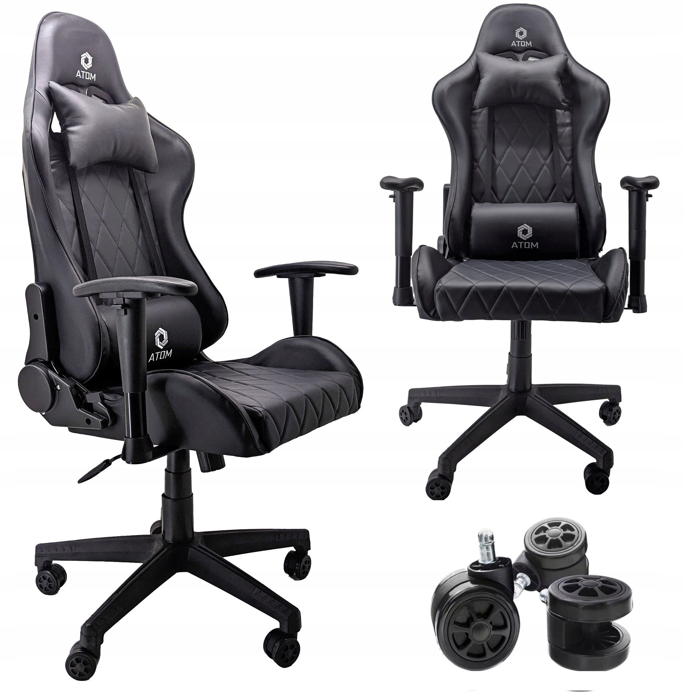 Gaming Chair Swivel For Player Bucket Black Quilted EAN (GTIN) 5906896591477