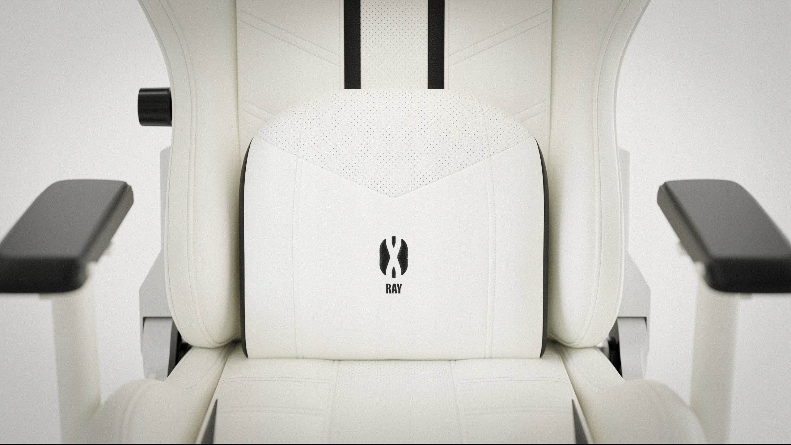 Gaming Chair Swivel PREMIUM DIABLO X-Ray 2.0 Normal Size: Black & White Furniture height 129 cm