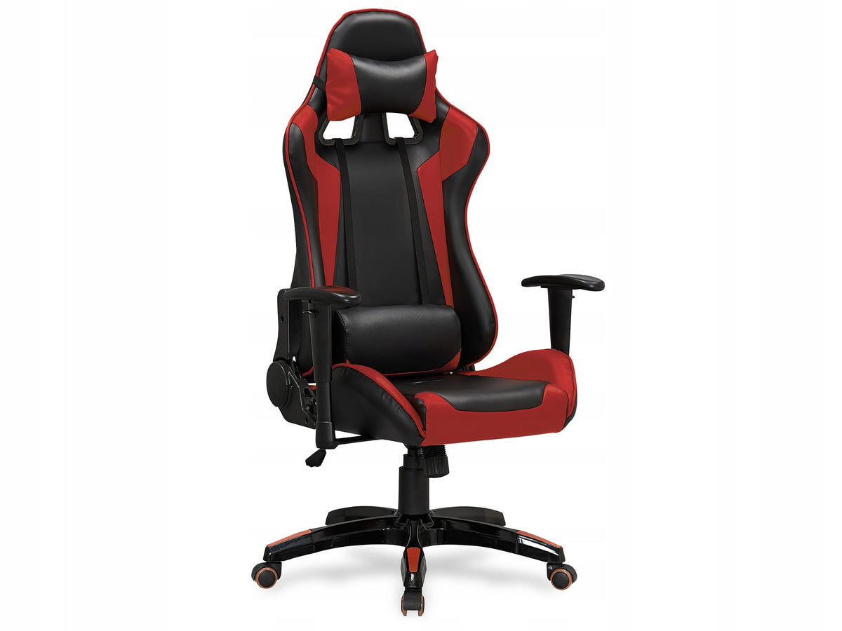 Gaming Chair Swivel Red for Player Leather for Desk DEFENDER