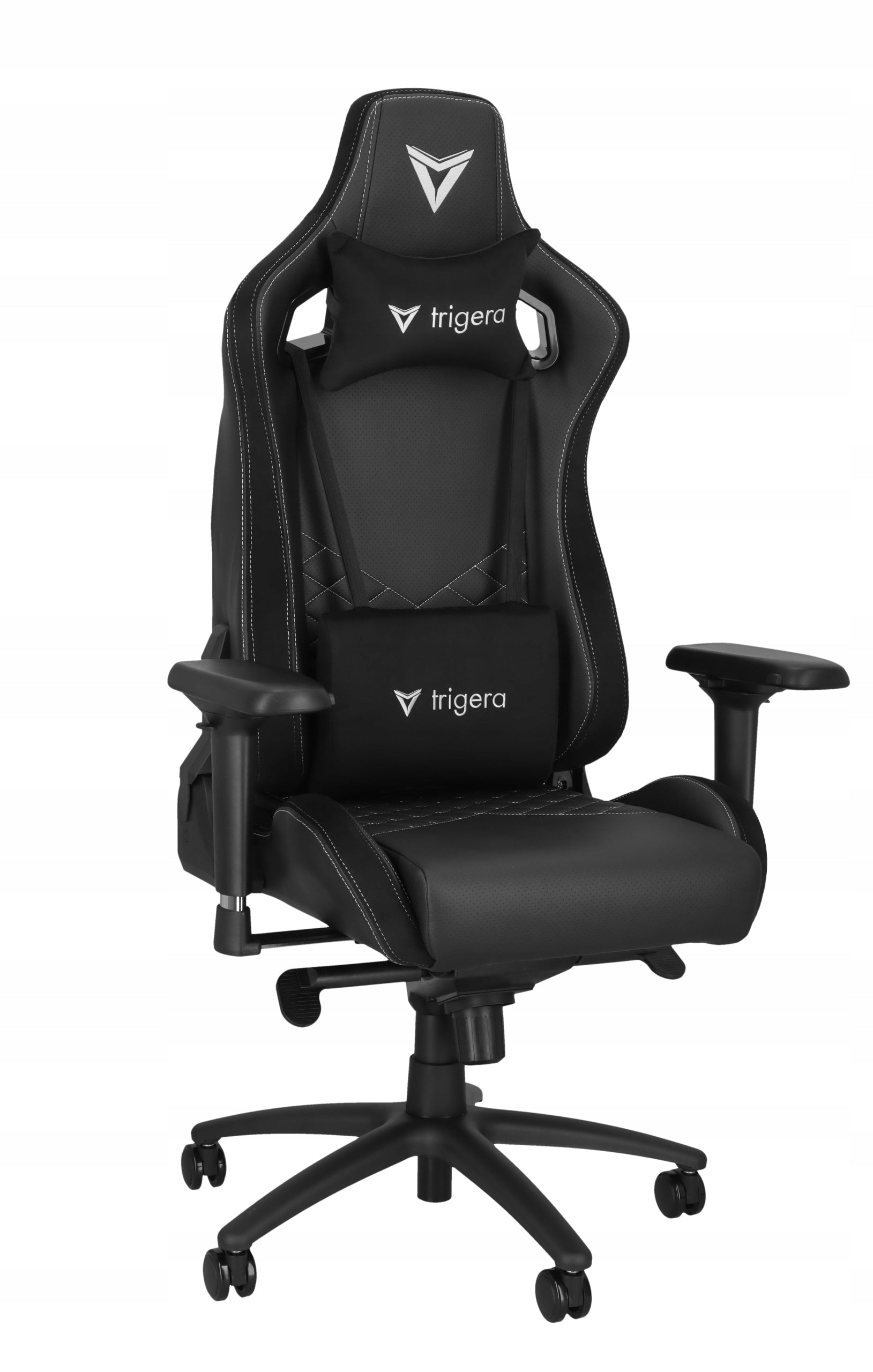 Gaming Chair Trigera Two Black Leather