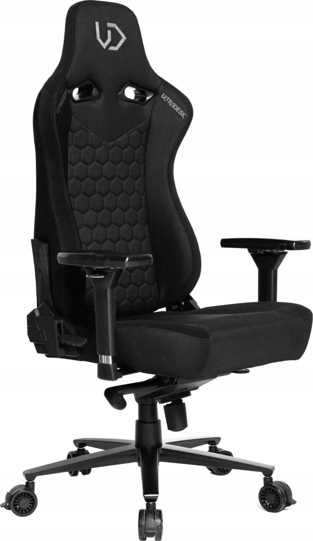 Gaming Chair Ultradesk THRONE Rotating Fabric Black Furniture depth 1 cm