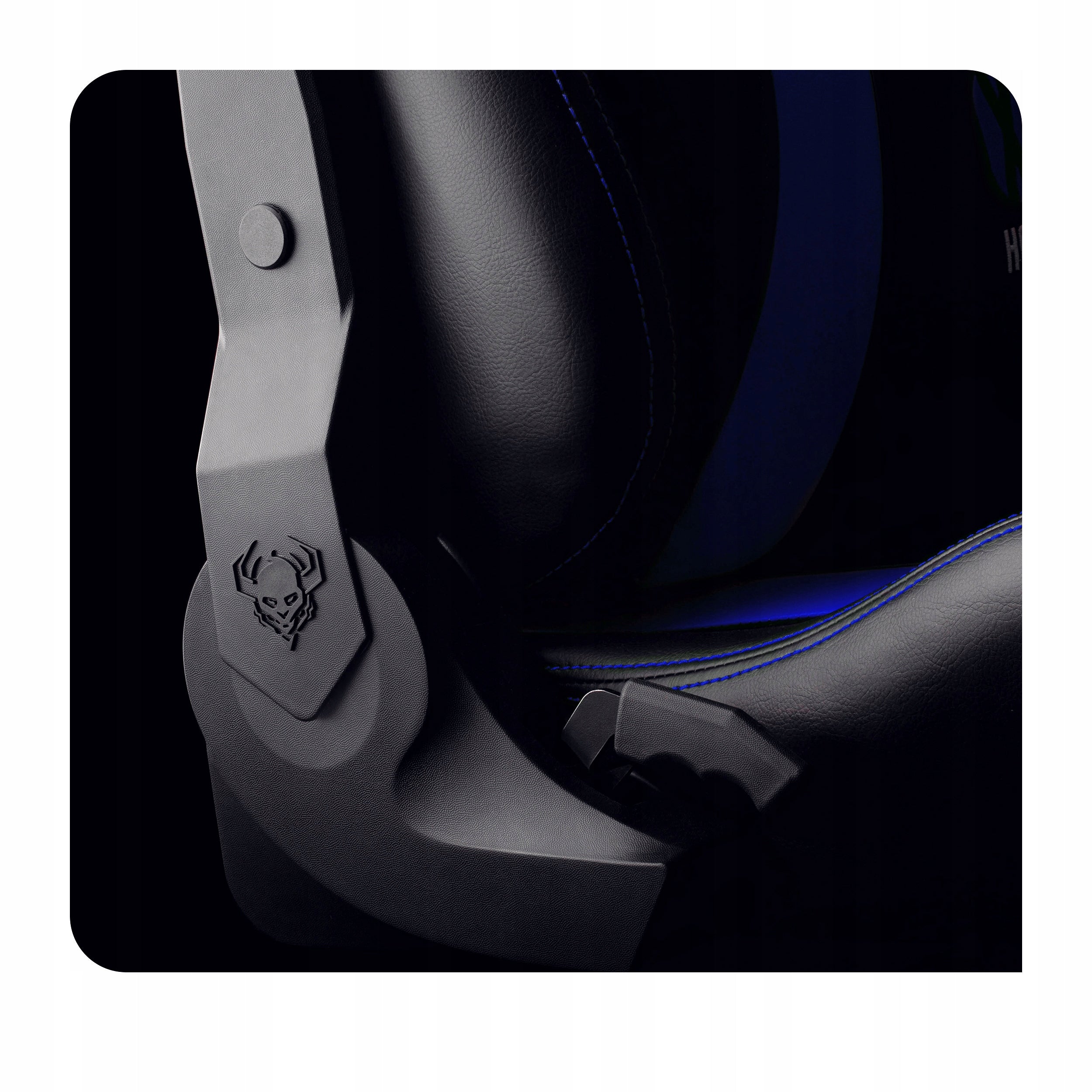 Gaming Chair with Eco-leather DIABLO X-Horn 2.0 Normal Size Black-blue Furniture width 70 cm