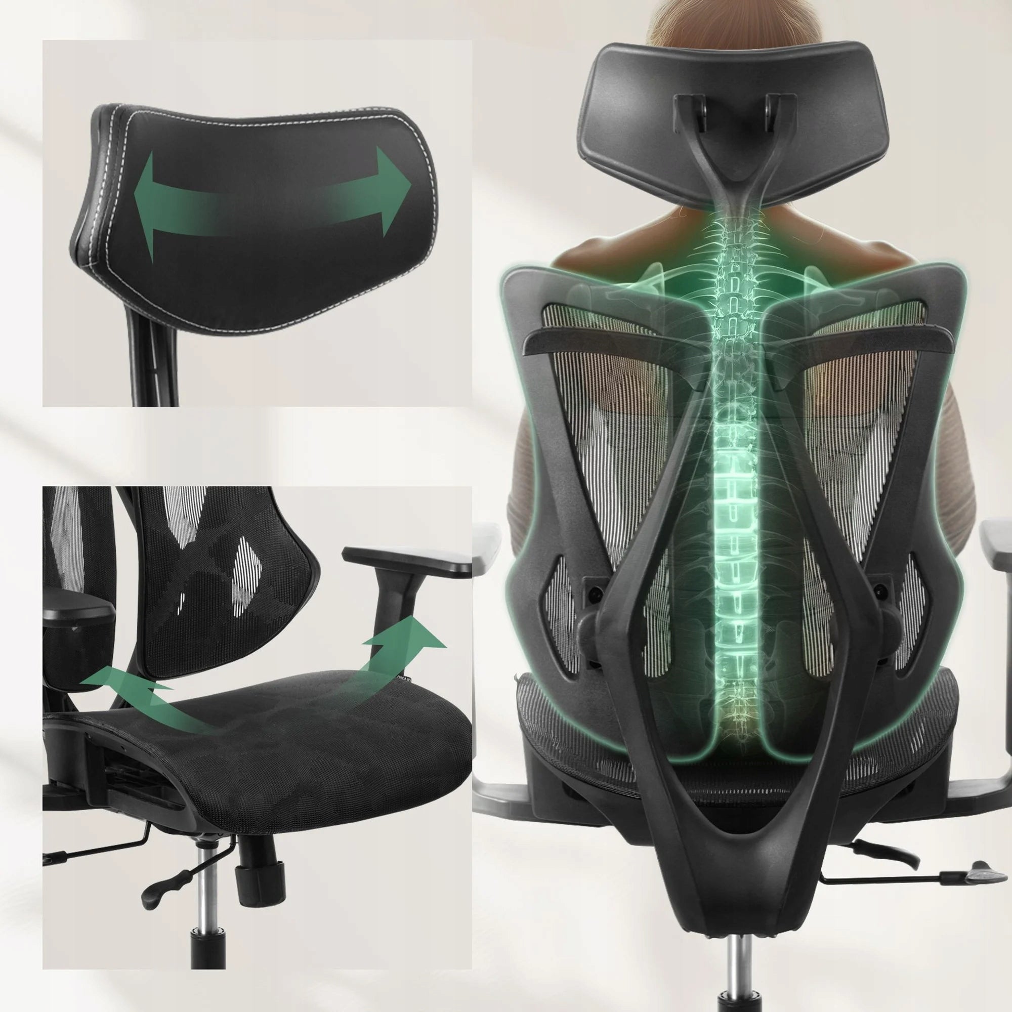 Gaming Office Chair Ergonomic Swivel Adjustable Office Chair Medical device no