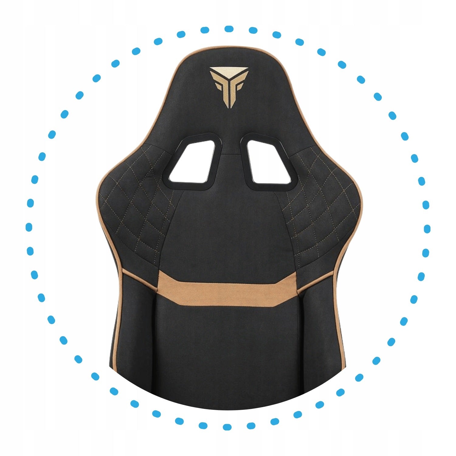 Gaming Swivel Chair Ergonomic For Office Desk Room Black ZOR Furniture depth 65 cm