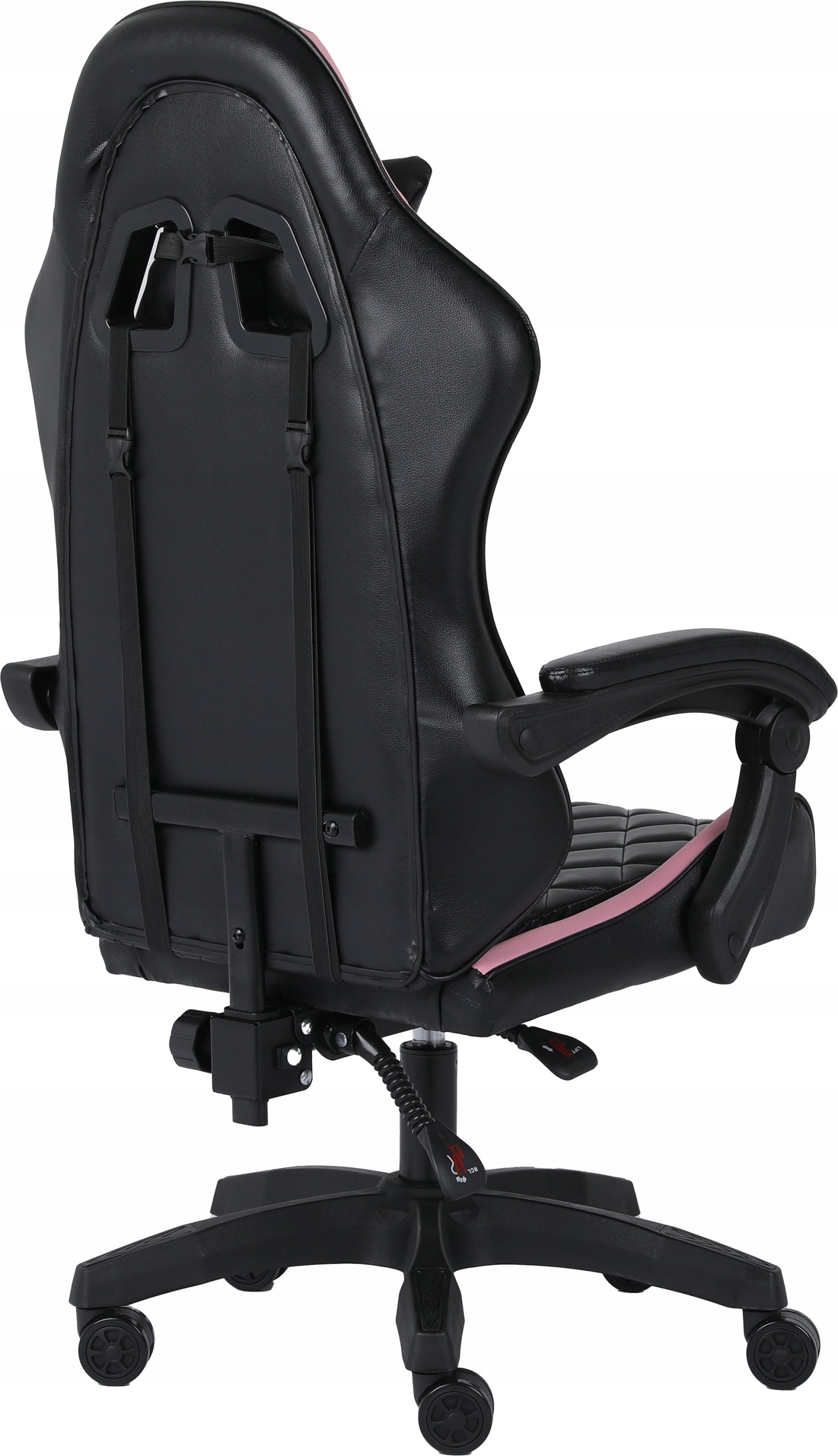 Gaming chair ALPHA office gaming chair swivel bucket pink Furniture width 62 cm