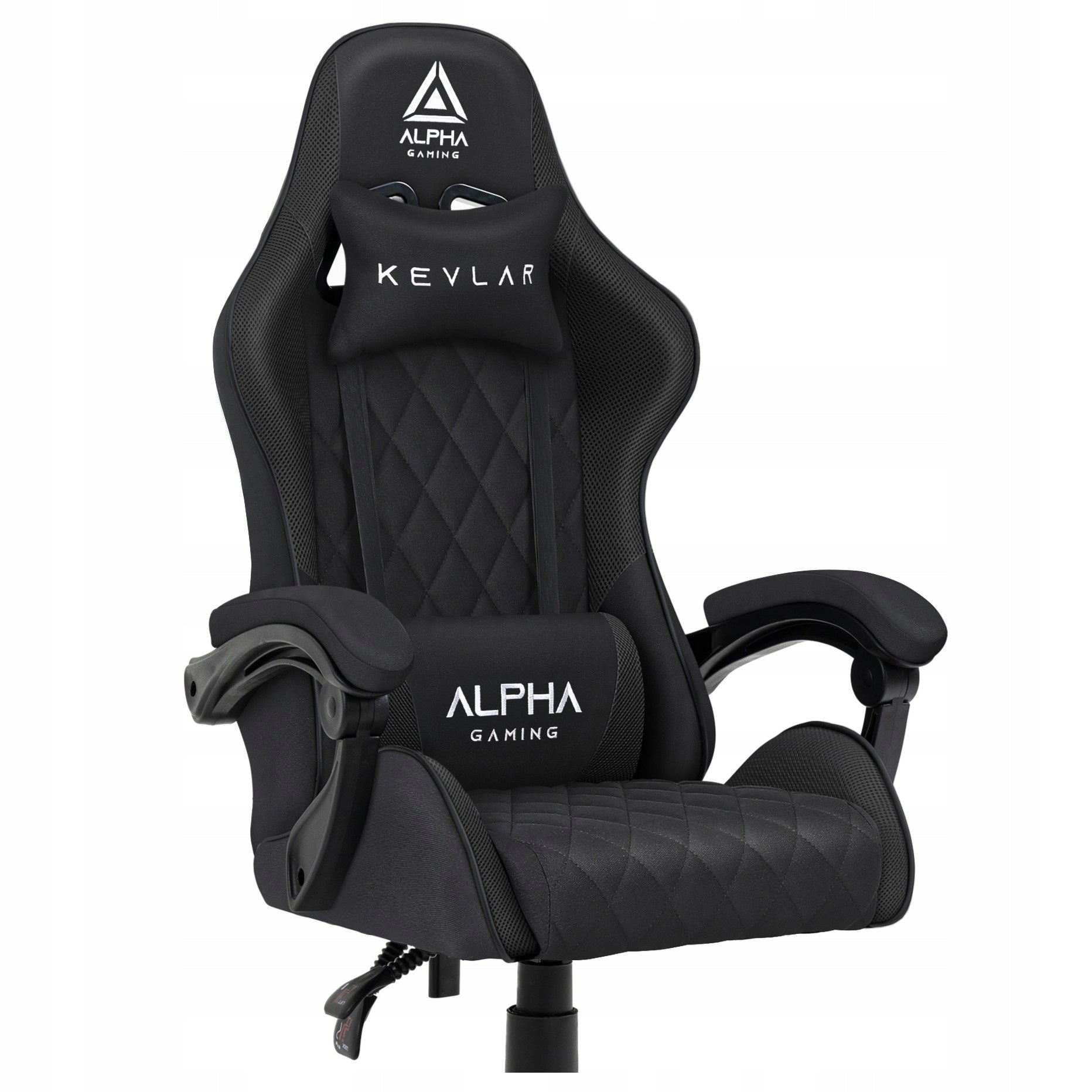 Gaming chair ALPHA office gaming chair swivel material black