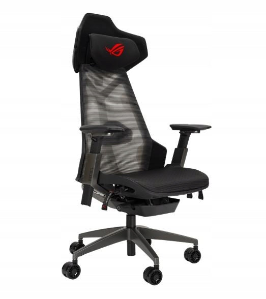 Gaming chair Asus ROG Destrier Ergo mesh black with acoustic panel Furniture depth 84 cm