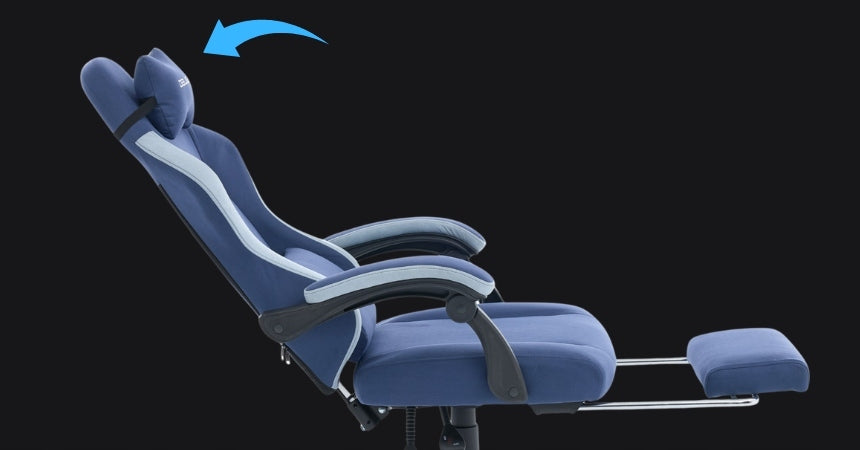 Gaming chair DELAGEAR G 325 dark blue office swivel chair Furniture depth 60 cm