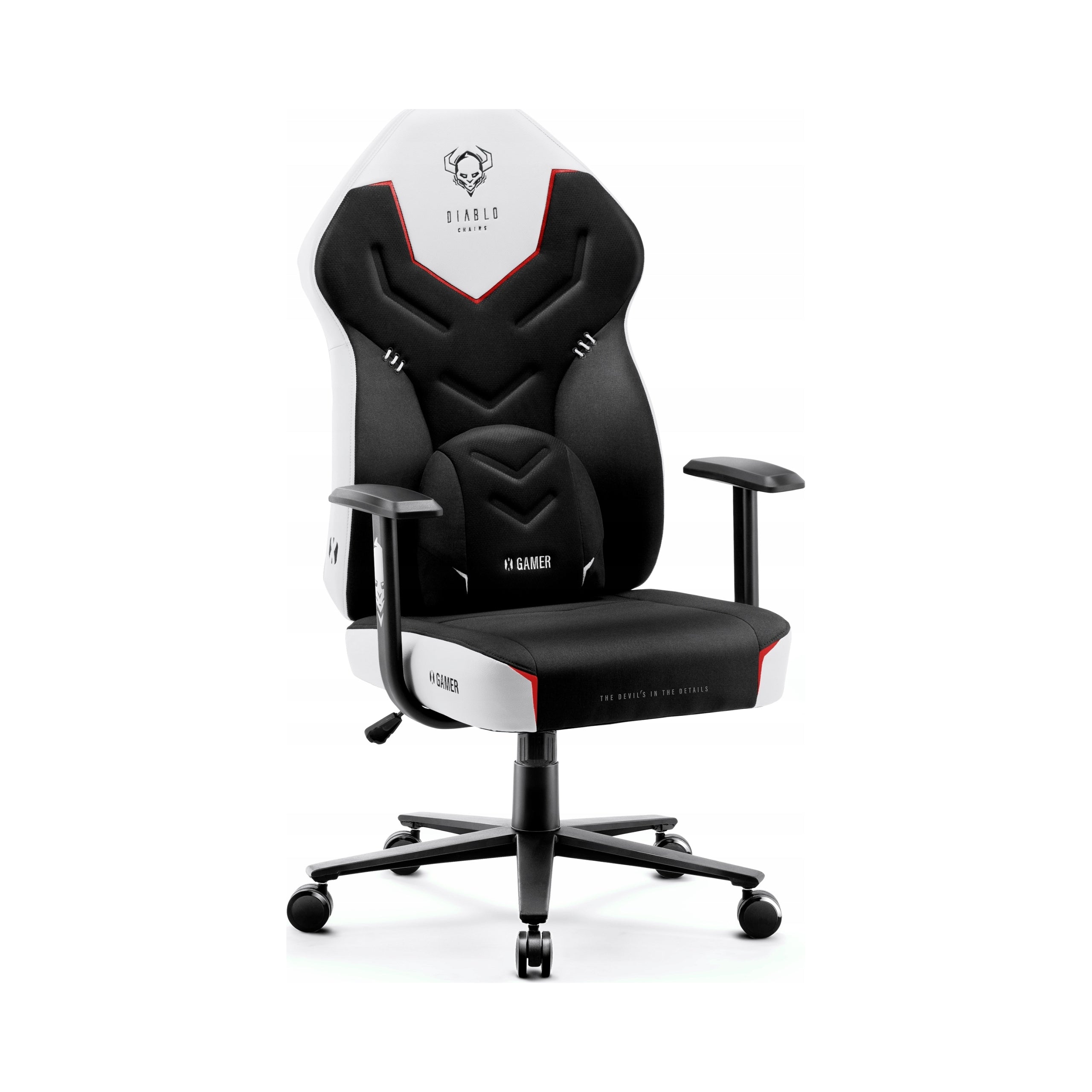 Gaming chair Diablo Chairs X-Gamer 2.0 Normal Size fabric black