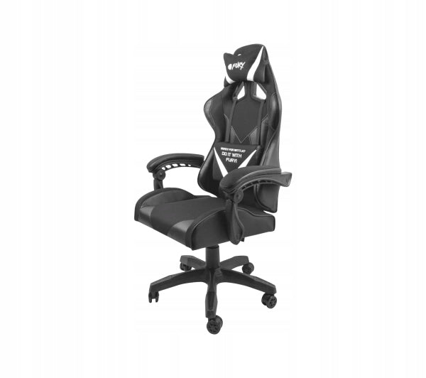 Gaming chair Fury Avenger L up to 150kg ECO Leather Black and White Brand Fury