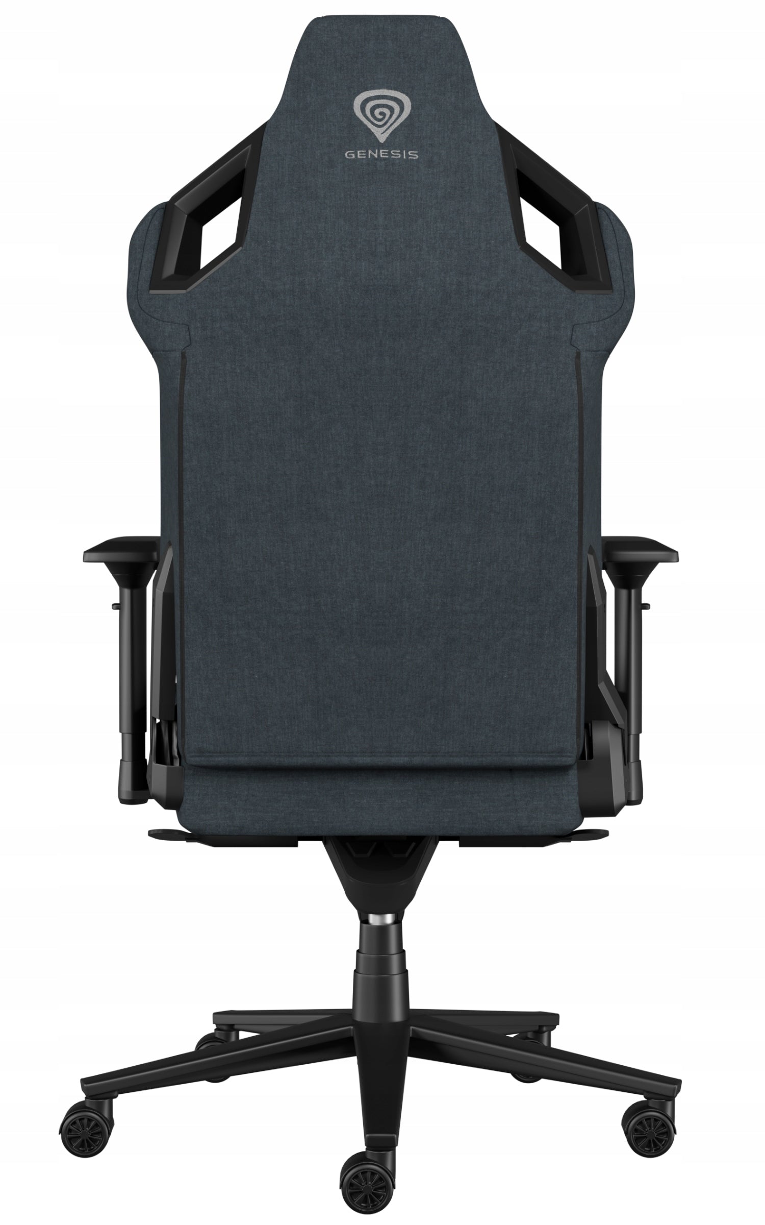 Gaming chair Genesis NITRO 800 grey fabric black - grey wr1 Furniture width 53.5 cm