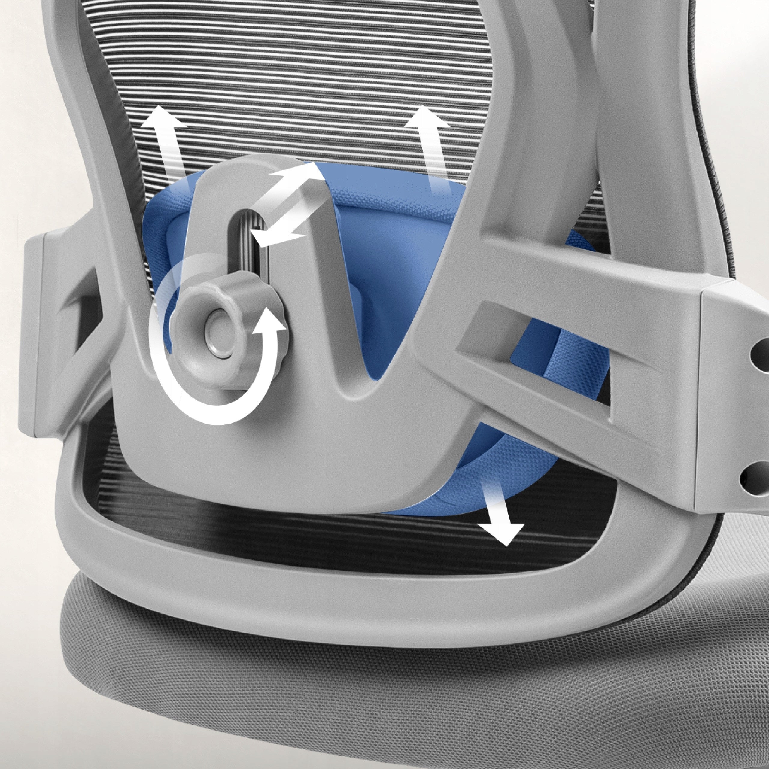 Gaming chair HUZARO grey office swivel ergonomic for desk Brand Huzaro