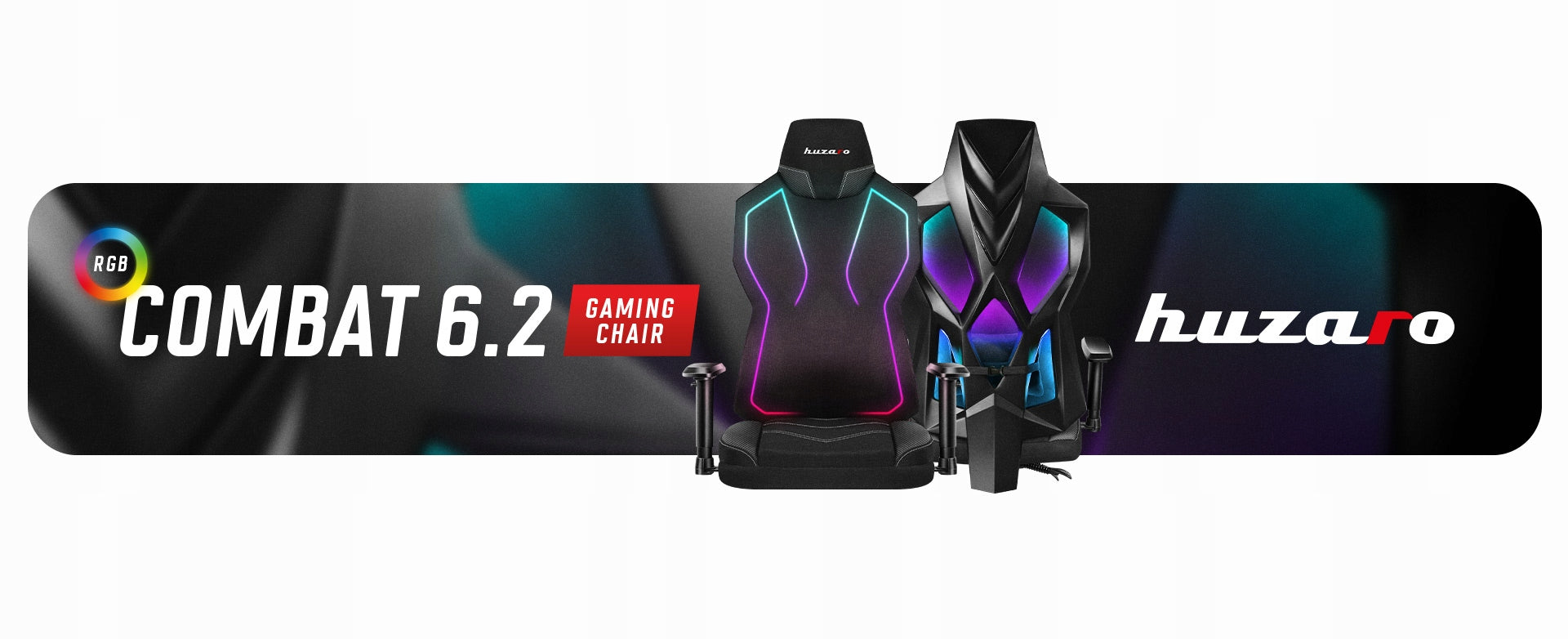 Gaming chair Huzaro Combat 6.2 RGB fabric black Brand Huzaro