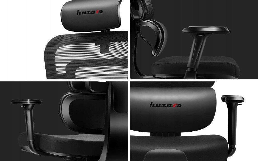 Gaming chair Huzaro Combat 7.0 Black Upholstery color black