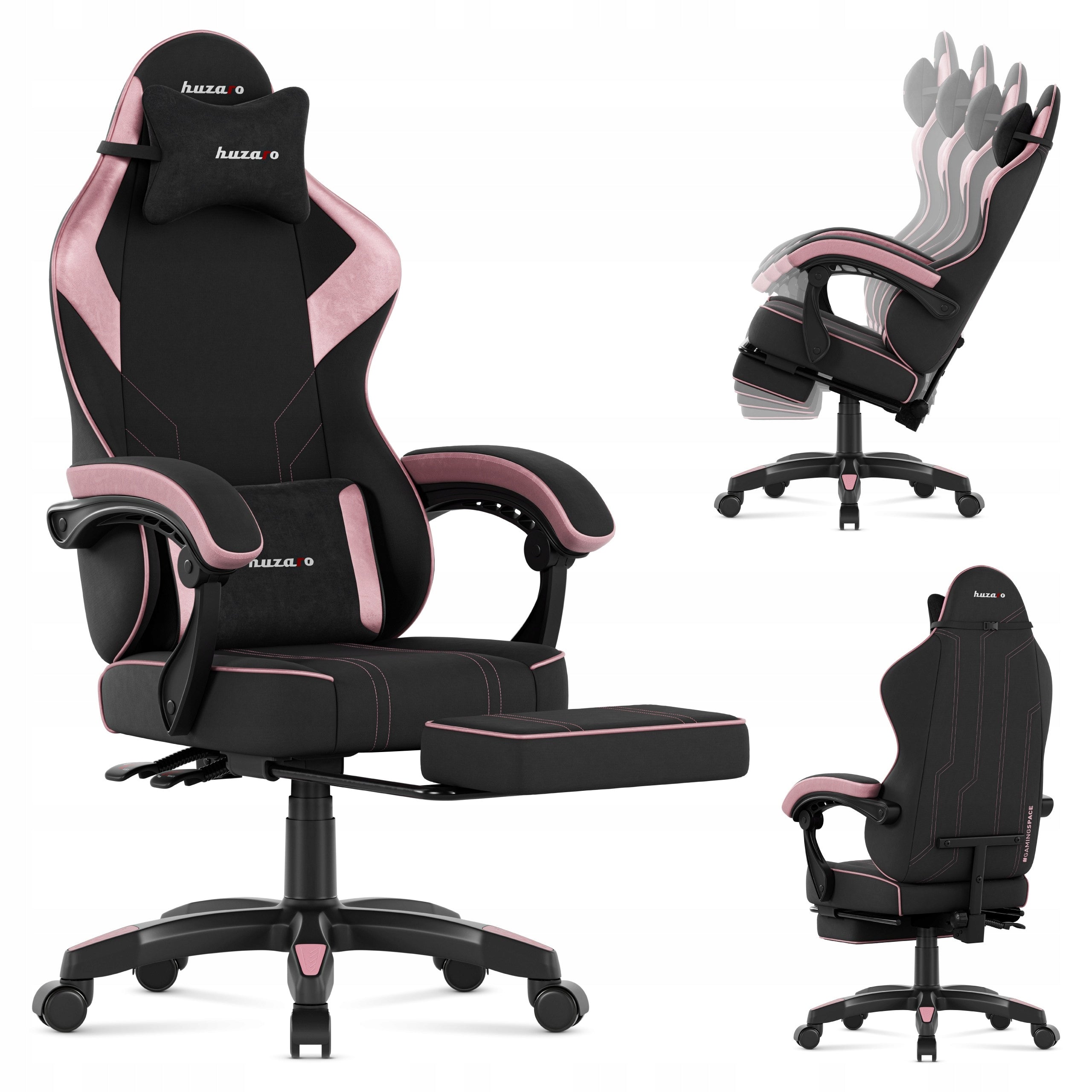 Gaming chair Huzaro Force 3.7 Pink Manufacturer code HZ-FORCE 3.7 PINK