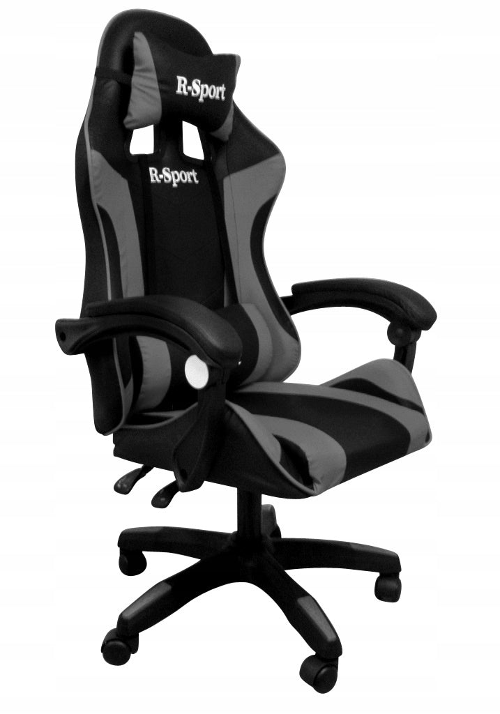 Gaming chair K3 R-Sport for player + massager Upholstery color black and gray