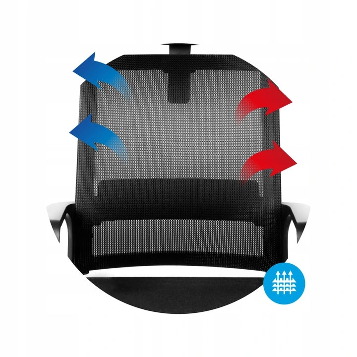 Gaming chair Markadler Manager 2.1 black fabric adjustable headrest Furniture width 58 cm