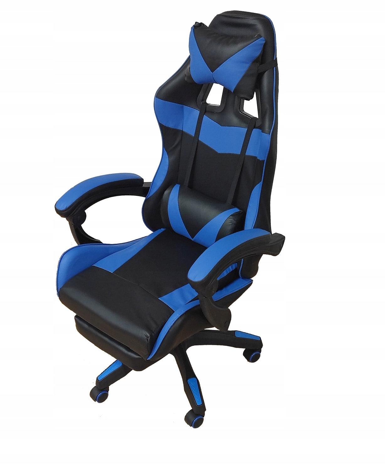 Gaming chair Plusgum TS-046A faux leather black-blue