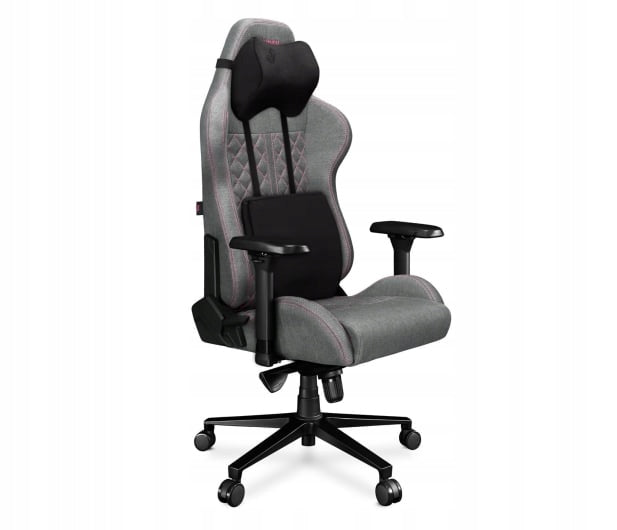 Gaming chair Yumisu 2050 (Light grey Pink) Fabric Brand Yumisu