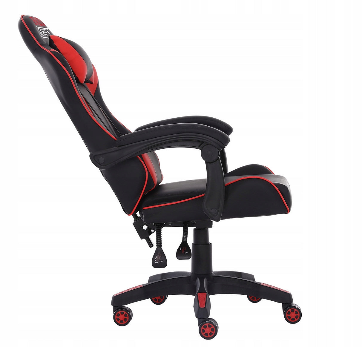 Gaming chair black-red Extreme ENZO office swivel bucket Furniture depth 50 cm