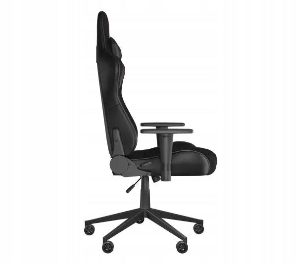 Gaming chair for gamers Genesis Nitro 440 G2 up to 120kg ECO Leather Black Upholstery color black and gray