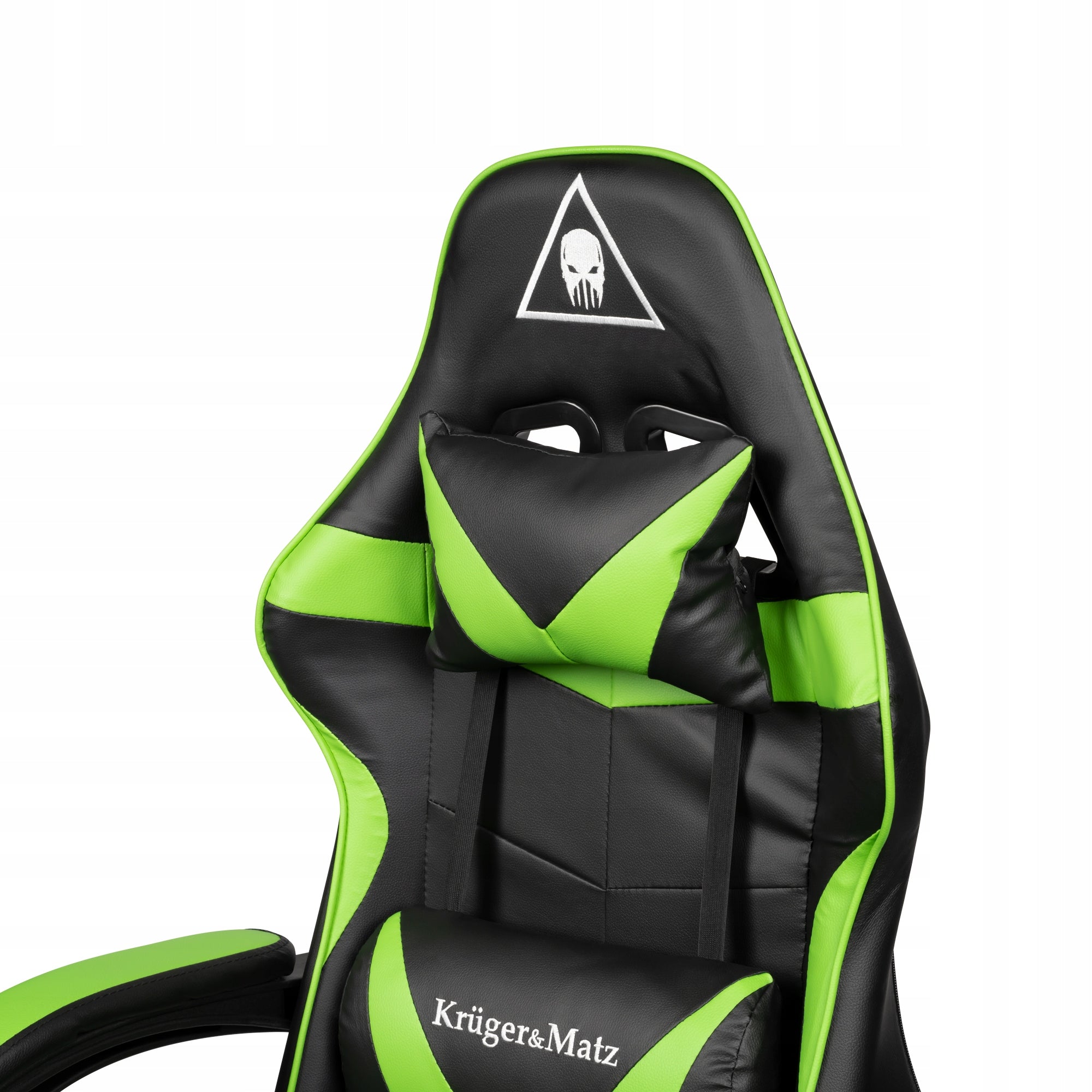 Gaming chair for gamers swivel office chair footrest Kruger&Matz Furniture height 137 cm