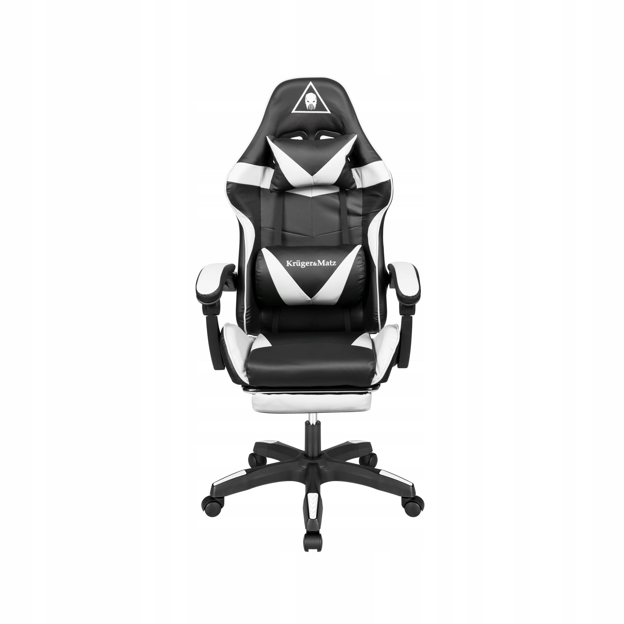 Gaming chair for player swivel office chair footrest Kruger&Matz Manufacturer code KM0790-BW