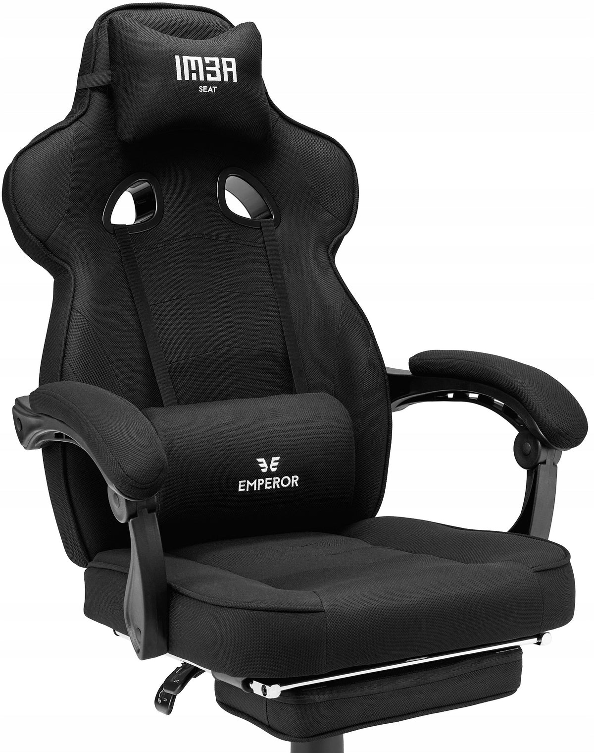 Gaming chair office gaming chair Emperor blackFabric Packaging status original