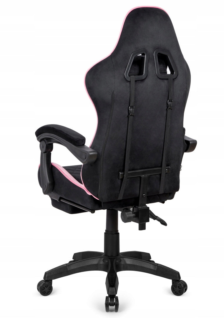Gaming chair swivel player footrest velour for desk breathable XL Model Poker