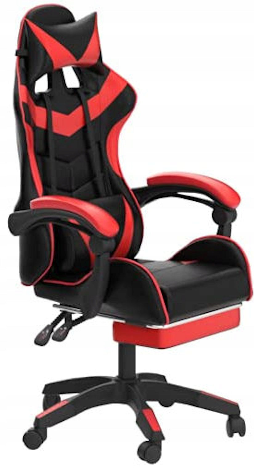 Gaming chair with back massage COMPUTER ROTATING for the player + footrest! Brand Cerlo