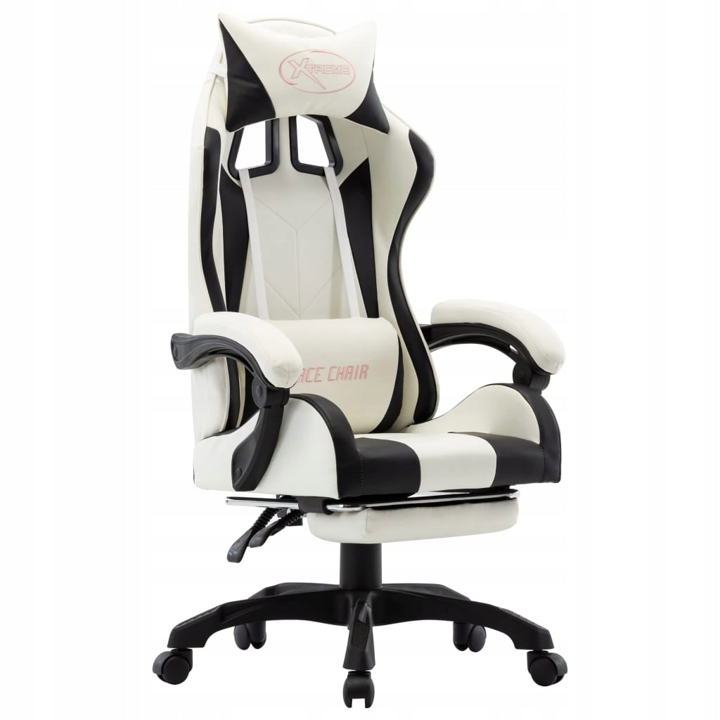 Gaming chair with footrest VidaXL