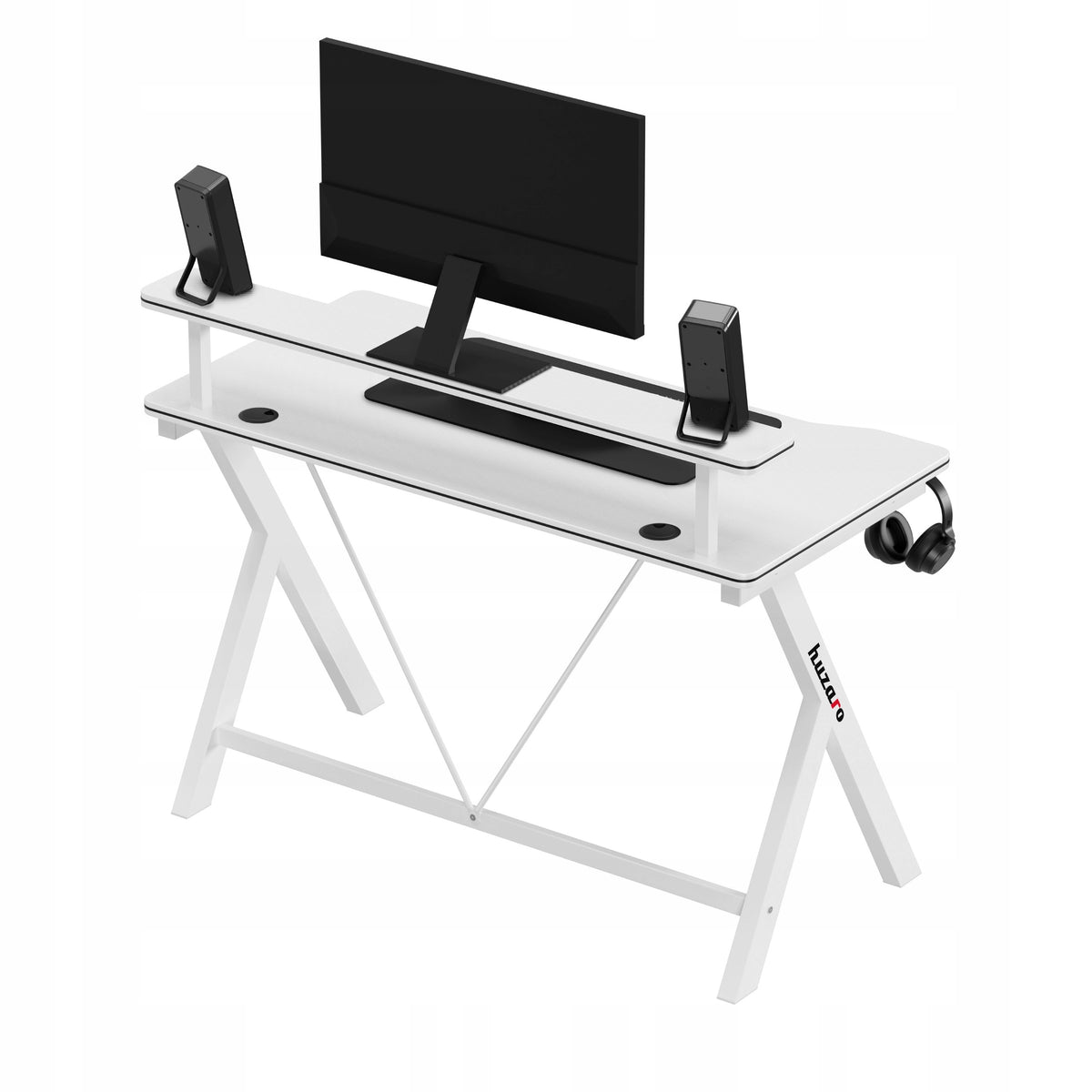 Gaming desk 120 cm Huzaro Hero 1.9 White Manufacturer code HZ-HERO 1.9 WHITE